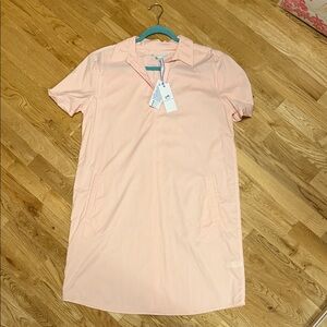Southern Tide Pink Striped  Dress size Large NWT